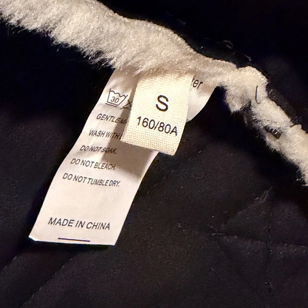 Zara Black and White Sherpa Jacket - Picture 3 of 5